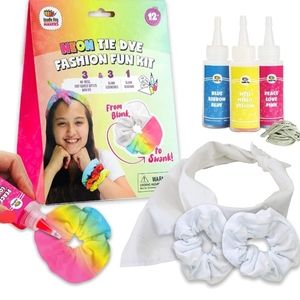 Neon Tie Dye Scrunchie kit